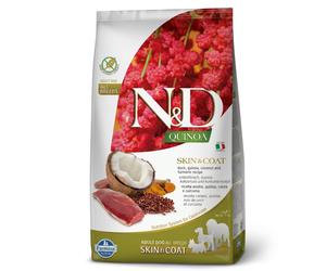 Farmina Formule Coat au Quinoa (Canard, Quinoa, Noix de Coco et Curcuma) Nourriture pour Chien Adulte 2,5 kg