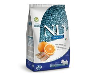 Farmina N&D Adulte Chien Miniature Pack de Bergers, Saveur Hareng et Orange, 2,5 kg