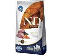 FARMINA N&D Brown Dog Adult Medium Maxi Lamb, Spirulina, Carrot 7 kg