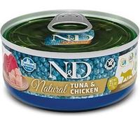 FARMINA N&D CAT NATURAL thon & poulet 140g