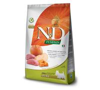 FARMINA N&D GF CITROUILLE SANGLIER & POMME Croquettes pour chien adulte MINI 2,5