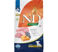 FARMINA N&D GF Pumpkin Lamb & Blueberry Puppy Mini - Agneau, potiron & Myrtilles pour chiots de petites races - 2.5 kg