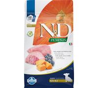 FARMINA N&D GF Pumpkin Lamb & Blueberry Puppy Mini - Agneau, potiron & Myrtilles pour chiots de petites races - 800 g
