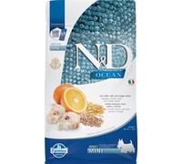 FARMINA N&D Ocean Adult Mini codfish, spelt, oats, orange 800 g - Morue, épautre, avoine & Orange pour chiens adultes de petite race