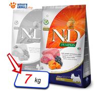 Farmina N&D Pumpkin Adult Mini Nourriture Sèche Agneau & Myrtille 800 g