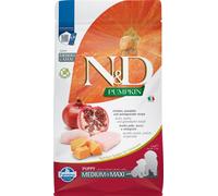 FARMINA N&D Pumpkin Dog Puppy Medium & Maxi chicken, pumpkin & pomegranate 2.5 kg