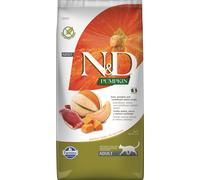 FARMINA N&D Pumpkin Duck & Cantaloupe Melon Cat - Potiron, canard & melon cantaloup pour chats adultes - 5 kg