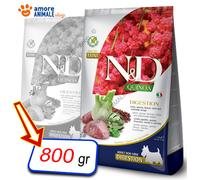 Farmina N&D Quinoa Digestion Croquettes Adultes Mini Agnello 800 g/2,5 kg