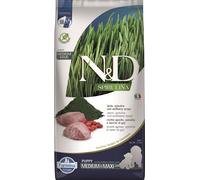 FARMINA N&D Spirulina Puppy Medium&Maxi Lamb & Wolfberry - 7 kg - pour chiots de moyennes et grandes races avec agneau, spiruline & baies de Goji