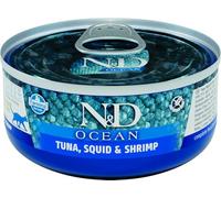 FARMINA ND Cat Ocean ATUN Calmar Gamba Boîte 24 x 70 g