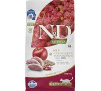 FARMINA N&D Quinoa Cat Hairball Duck, apple, cranberry - canard, quinoa, pomme & canneberge pour expulser les boules de poils - 1,5 kg