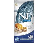 FARMINA N&D Ocean Morue et Orange 12 kg - pour chiens adultes de moyennes et grandes races