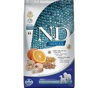 Farmina Ned Océan Low Grain Canne Mini Morue Épeautre Avoine Et Orange 7 Kg