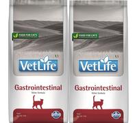 FARMINA Vet Life Cat Gastrointestinal aliments pour chats souffrant de maladies digestives 2 x 5 kg