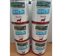 Farmina Vet Life Humide Chien Hepatic 300 g Lot de 6