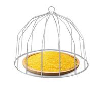 Farming Cage, Chicken Feeder Cage, Chicken Trough Guard, No Clutter Duck Feeder Cage for Feed Trough Farm Animal Treat Container Covers, 42x42x30cm/16.54x16.54x11.81 inches, Gap 8.5cm/3.34in