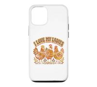 Farming I Love My Ladies Funny Chicken Lovers Coque pour iPhone 12/12 Pro