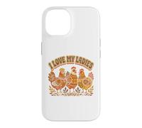 Farming I Love My Ladies Funny Chicken Lovers Coque pour iPhone 14