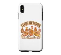 Farming I Love My Ladies Funny Chicken Lovers Coque pour iPhone XS Max