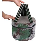 Farming Stool - with Phone Pocket Round Camouflage Lightweight, Portable Farming Stool, Mobile Circular Agriculture Bench | Compact Outdoor Field Working Seat Utility Wearable Padded Perch for Fi
