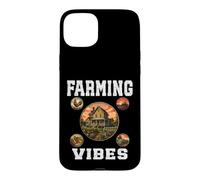 Farming Vibes Récolte Animaux Fermier Tracteur Cultures Coque pour iPhone 15 Plus
