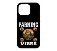 Farming Vibes Récolte Animaux Fermier Tracteur Cultures Coque pour iPhone 16 Pro