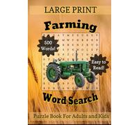 Farming Word Search: Fun Farm Themed Brain Teaser Puzzle Book in Large Print for Every Generation