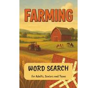 Farming Word Search Puzzle book: Word searches with easy to read print about Farm Life, Animals, Machinery and More | 6x9 inches, 110 pages | 50+ Puzzles... Gift for Vacations, Holidays, free time