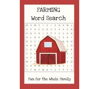 Farming Word Search: Word Search with Easy to Read Print about Farms, Farm Animals, and More |6x9 inches, 110 pages | 50+ Puzzles … Gift for Vacations, Holidays, and Relaxation