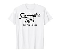 Farmington Hills Michigan 248 Oakland Novi Southfield T-Shirt