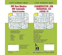 Farmington NM / Durango & Cortez CO / Aztez & Bloomfield NM, New Mexico Street Map
