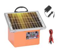FarmNix Clôture électrique solaire 12V 0,5J/9,5KV pour 2 à 32 km