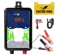 FarmNix Électrificateur de Clôture 12KV 2 Joules, 15KM Clôture électrique pour Ferme & Pâturage - Options Secteur/Batterie/Solaire, pour Vache, Cheval, Mouton, Chèvre, Sanglier