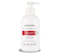 Farmoderm Crème hydratante lavante relipidante visage & corps personnes âgées & bébés - Lait démaquillant Niacinamide & Acide Hyaluronique - Hydrate, nettoie, nourrit - Peau sèche & déshydratée 300ml