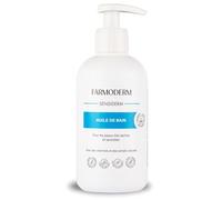 Farmoderm Huile lavante - Huile de douche et bain peaux très sèches, sensibles et déshydratées - Hydrate Nettoie Nourrit - Parfum délicat - Idéal pour bébés, enfants, adultes & personnes âgées - 300ml