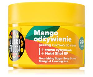 Farmona Tutti Frutti Tango Mango gommage au sucre nourrissant pour un nettoyage doux Mango & Lemongrass 300 g