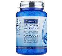 FarmStay Ampoule a l'acide hyaluronique et au collagene, 250 ml