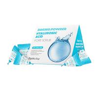 FARMSTAY Baking Powder Hyaluronic Acid Pore Scrub Exfoliant doux pour le nettoyage des pores AHA BHA PHA 7 g x 25 pièces Nettoie efficacement les pores et élimine les particules de peau morte