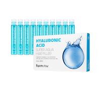 FarmStay Super Aqua Hair Filler Lot de 10 produits épaississants à l'acide hyaluronique à la kératine et à l'acide hyaluronique