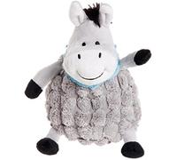 Farmyard Buddies Dumpy Donkey Plush Dog Toy Grey
