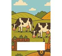 Farmyard Friends Primary Composition Notebook K-2 with Picture & Feedback Space: Story Journal with Dotted Midline, Drawing Section, and Handwriting Practice for Kids (7x10)