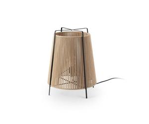 Faro AKANE Lampadaire d'Extérieur Beige/Noir Mat