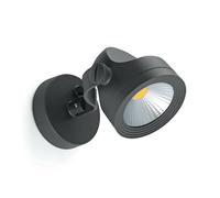 Projecteur Mural Extérieur Led Inclin. Alfa, Ip65 gris foncé