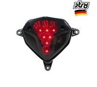 Feu arrière STR8 LED Black Line avec clignotants, MBK Nitro / Yamaha Aerox 13- (
