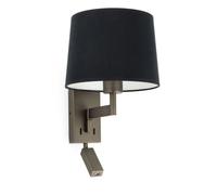 Faro ARTIS - Lampe de lecture Applique murale noire, E27