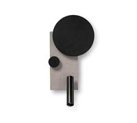 Applique gauche led avec liseuse Faro Klee Gris Acier 20066