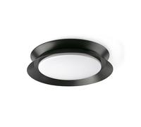 Faro Barcelona Plafonnier TENDER 20093 – Noir, 2700K