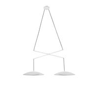 FARO BARCELONA 24504 - SLIM LED Lampe suspendue double extensible blanc