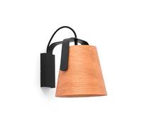 Faro Barcelona 29844 -STOOD Lampe applique noire et bois