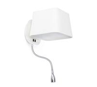 Faro Barcelona 29950 - SWEET Applique blanche avec liseuse